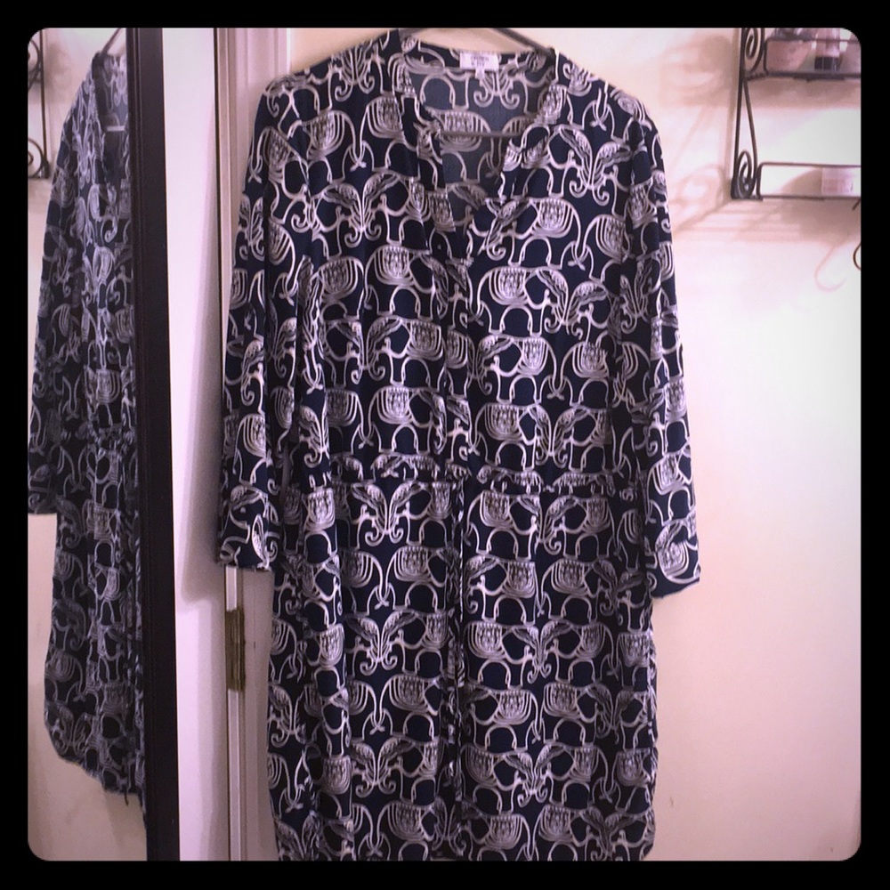 Crown & Ivy elephant dress.